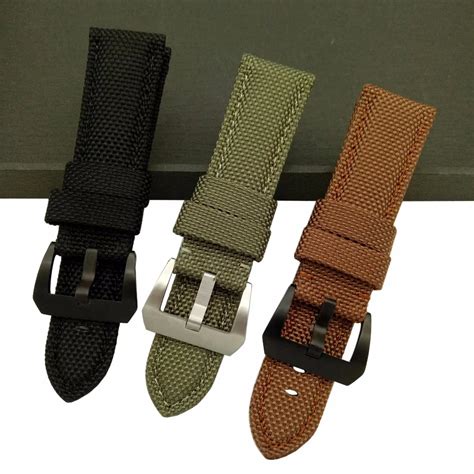 bracelet panerai canvas|panerai watch band sizes.